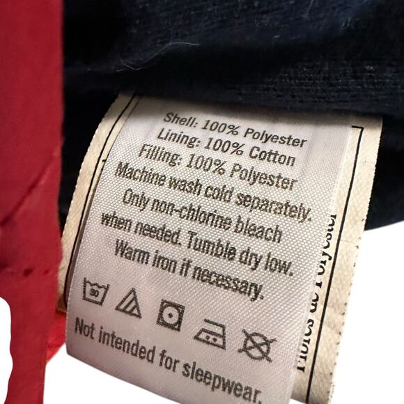 JANIE AND JACK Red Quilted Puffer Vest Unisex Kids Size 2T Holiday Layering - Picture 4 of 6